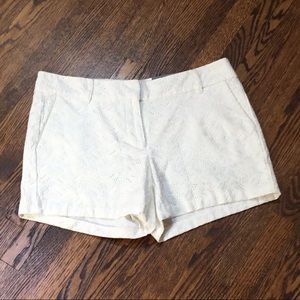 Ann Taylor White Eyelet Shorts NWT